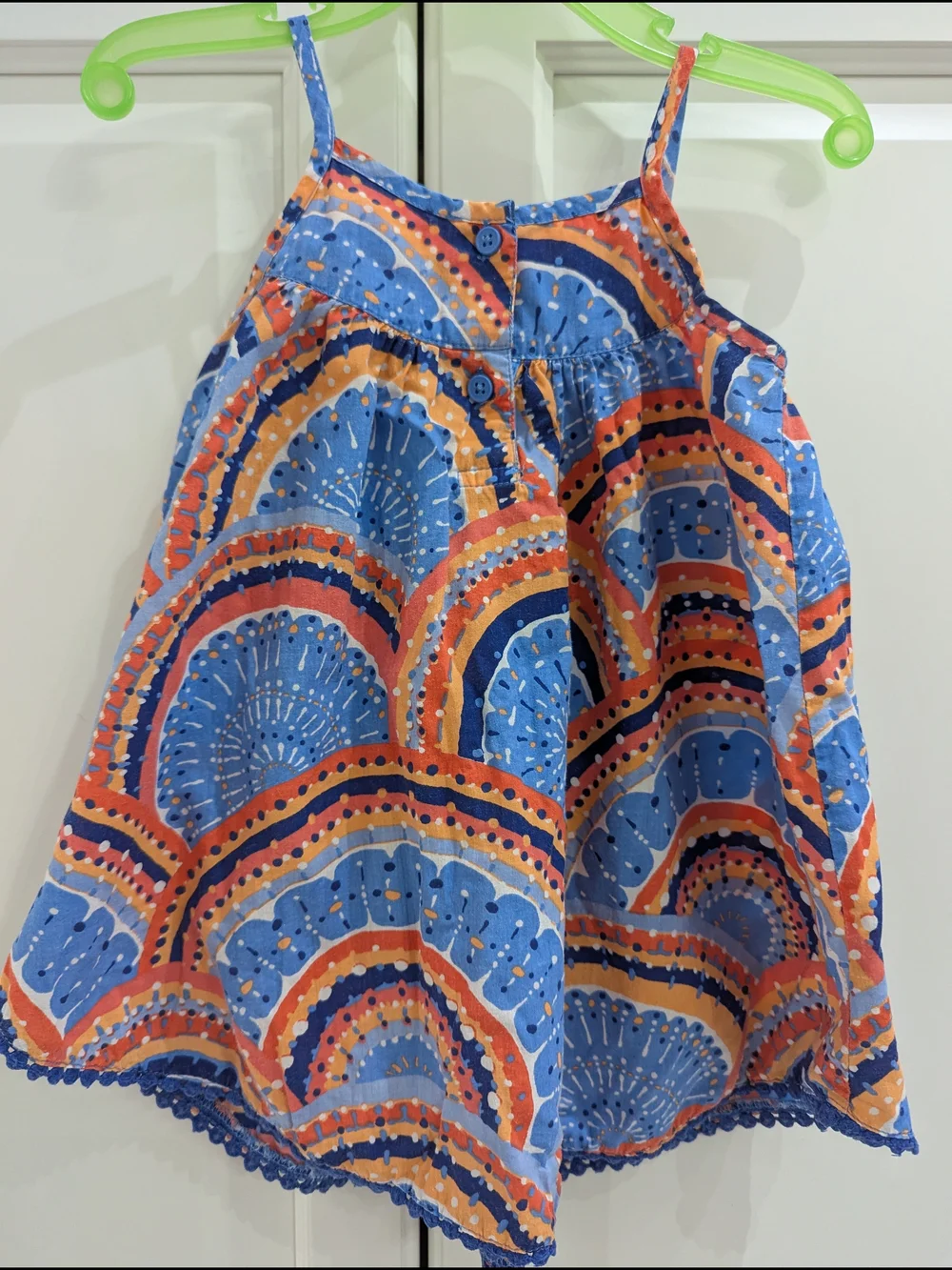 5/$35 Old Navy Baby Girl Printed Sundress – Size 18–24M - Picture 2 of 4
